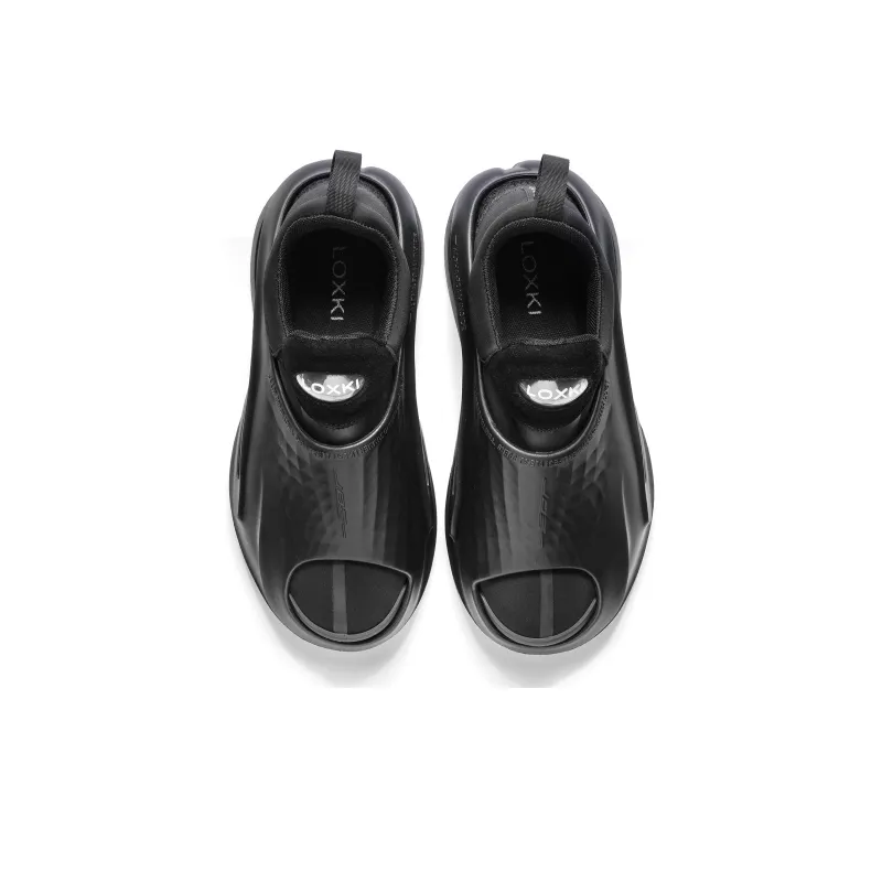 Opp France Black Slip-on Comfortable Trendy Shoes For Men And Women All-match Casual Shoes