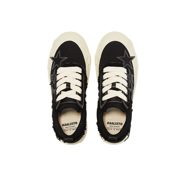 Opp France Black Star All-match Personality Unisex Casual Shoes