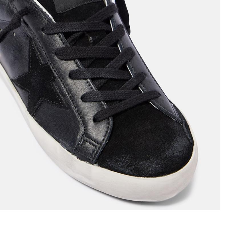 Opp France Black Star Sequined Low-top Fashionable Men’s Casual Shoes