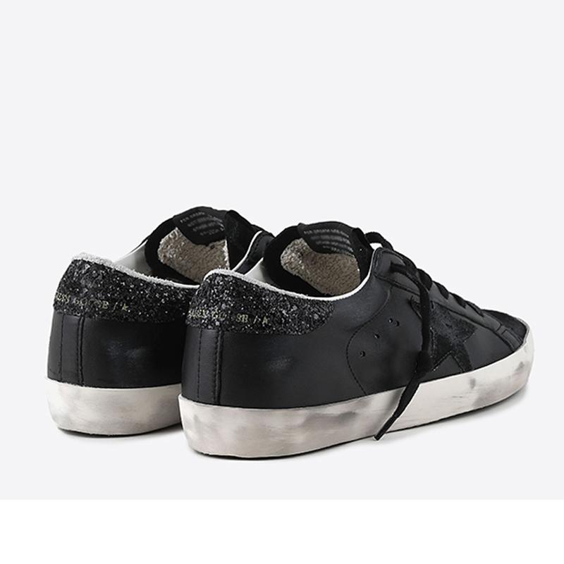 Opp France Black Star Sequined Low-top Fashionable Men’s Casual Shoes