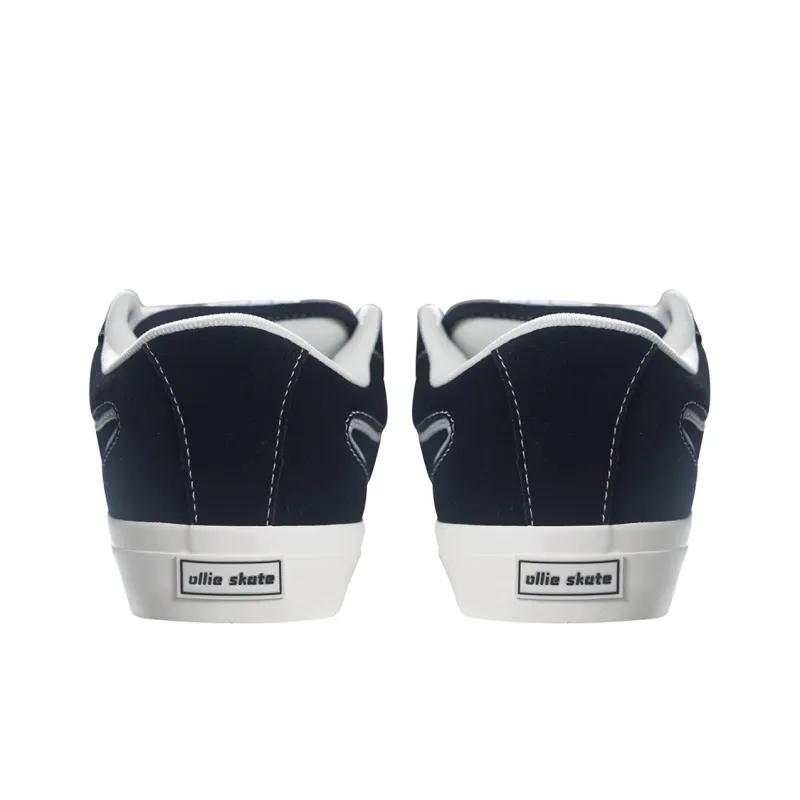 Opp France Black Suede Retro Low Cut Unisex Casual Shoes