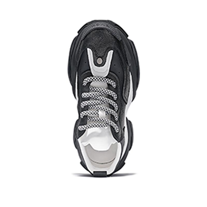 Opp France Black Summer Breathable Niche Fashion Brand Thick Soled Dad Shoes Unisex Versatile Casual Shoes