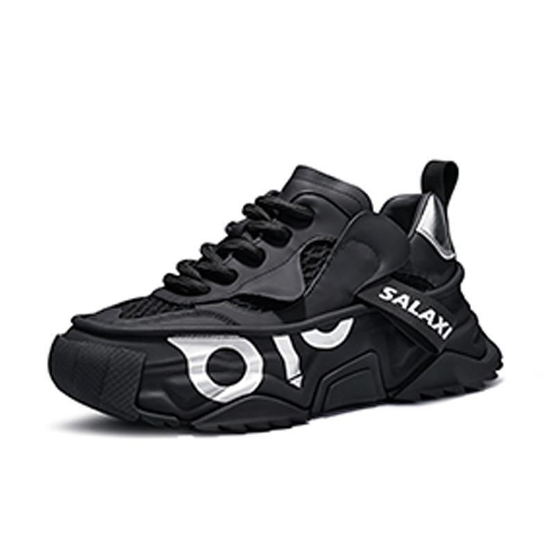 Opp France Black Summer Breathable Unisex Mesh Shoes Height Increasing Dad Shoes Sports Shoes