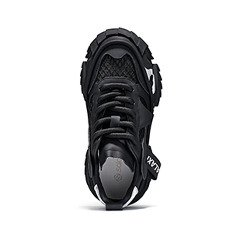 Opp France Black Summer Breathable Unisex Mesh Shoes Height Increasing Dad Shoes Sports Shoes