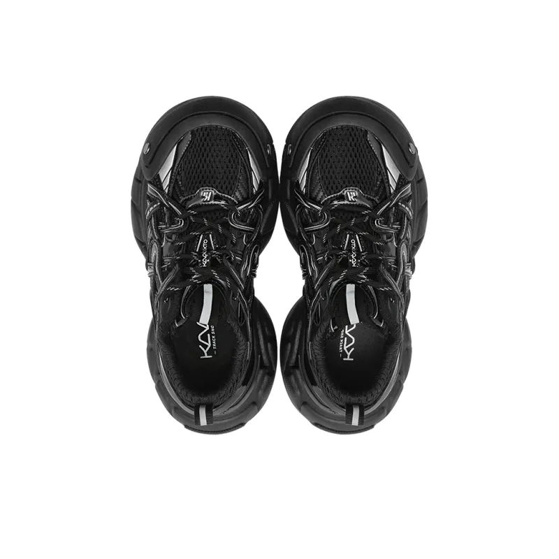 Opp France Black Thick-soled Breathable Sports Shoes For Men And Women