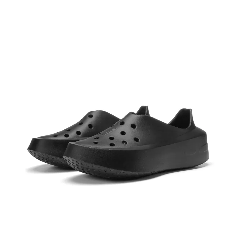 Opp France Black Thick-soled Outdoor Non-slip Height-enhancing Men’s Beach Shoes Casual Shoes