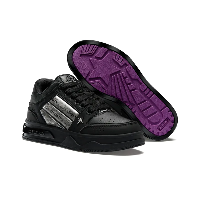 Opp France Black Trendy Cool Personality Thick-soled Unisex Casual Shoes