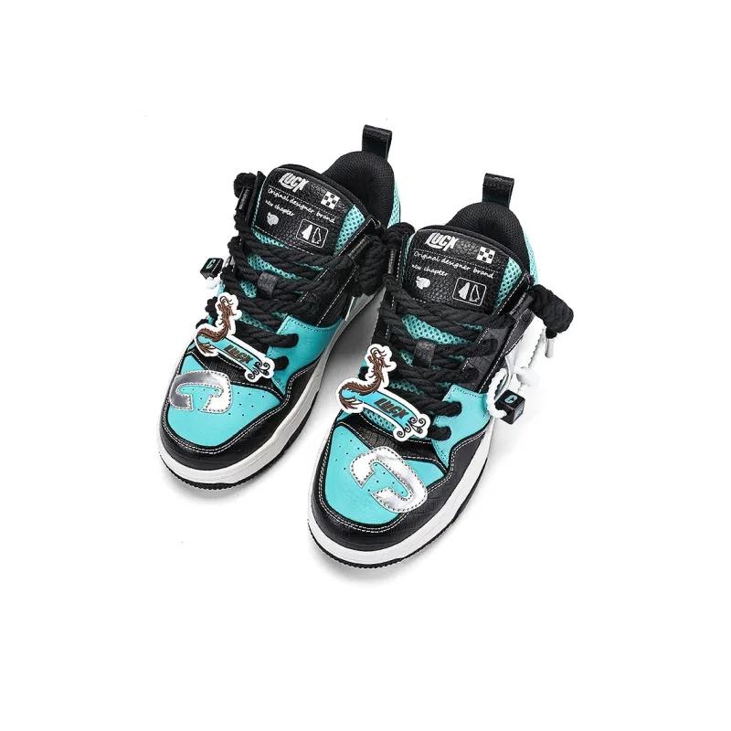 Opp France Blue And Black Trendy Casual Shoes For Both Men And Women