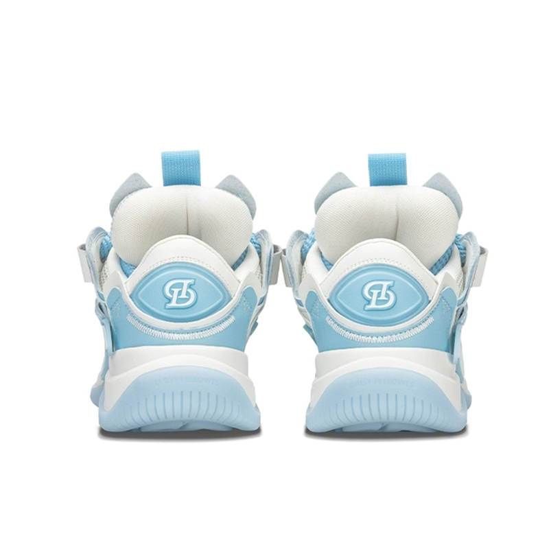 Opp France Blue And White Lightweight Breathable Coarse Lace Casual Shoes For Men And Women