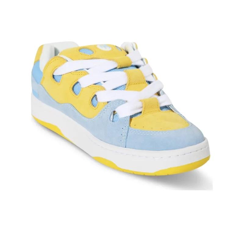Opp France Blue And Yellow Energetic And Youthful Casual Shoes For Both Men And Women