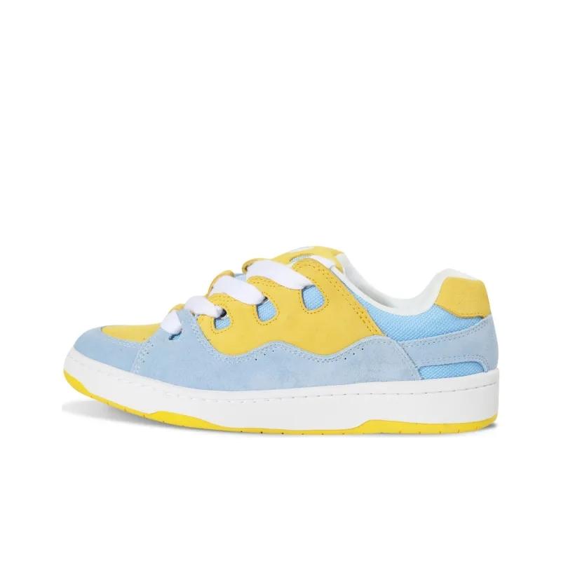 opp france Blue and yellow energetic and youthful casual shoes for both men and women