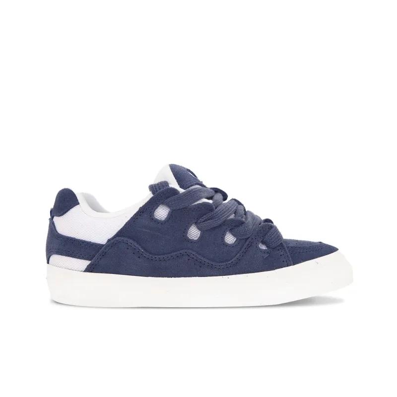 Opp France Blue Fashion Lace Solid Color Unisex Casual Shoes