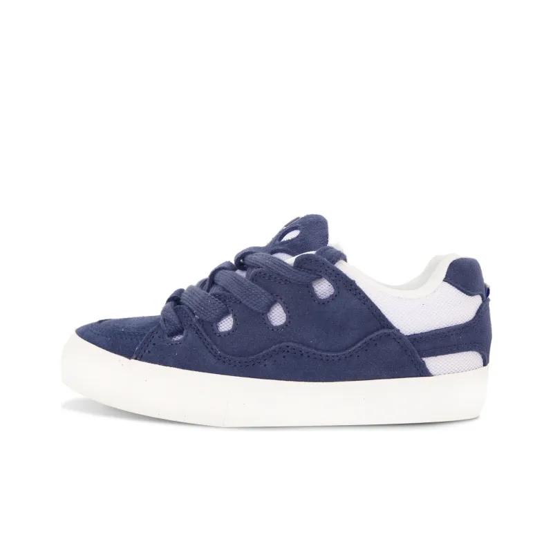 opp france Blue Fashion Lace Solid Color Unisex Casual Shoes