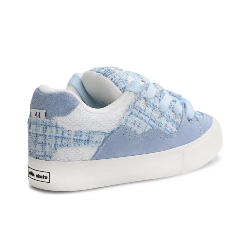 Opp France Blue Small Fragrant Style Spliced Men’s And Women’s Fashionable Casual Shoes