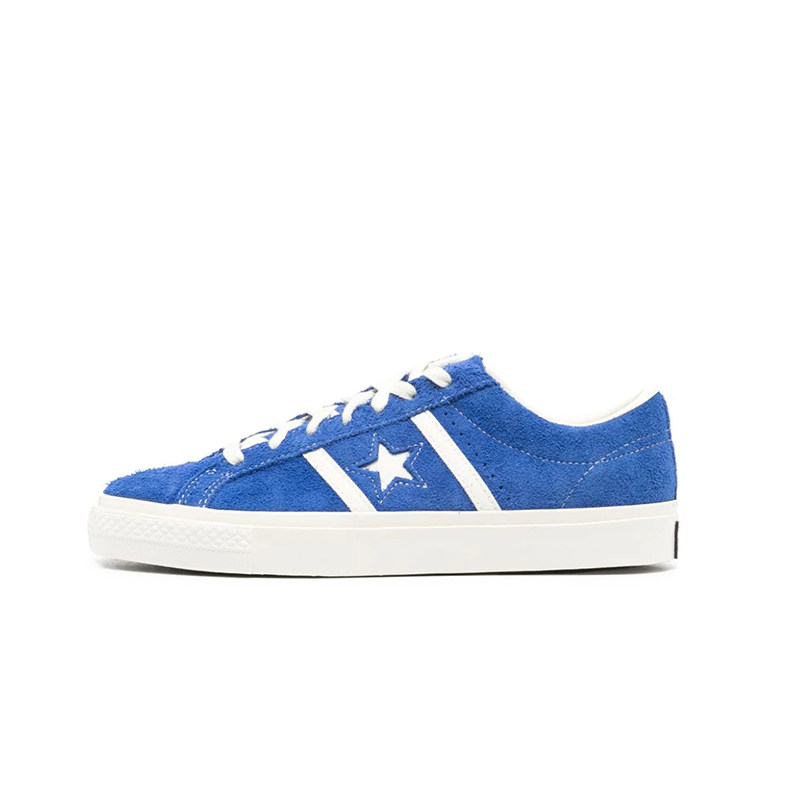 opp france Blue suede low-top lace-up unisex sneakers