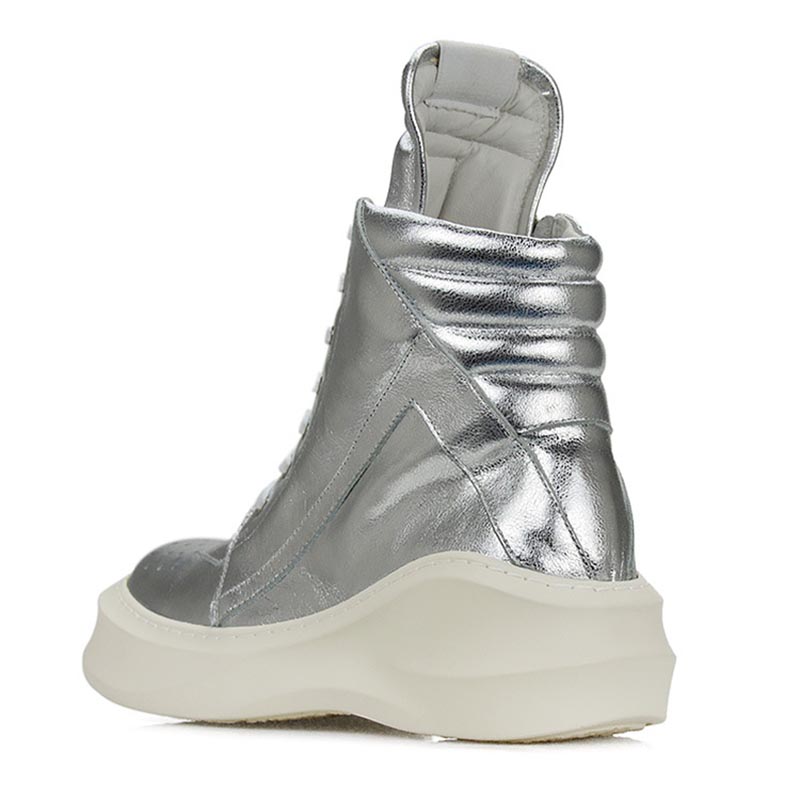 Opp France British Style Thick-soled High-top Casual Shoes