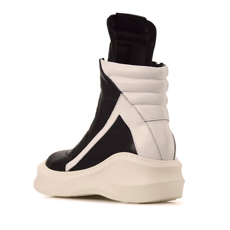 Opp France British Style Thick-soled High-top Casual Shoes