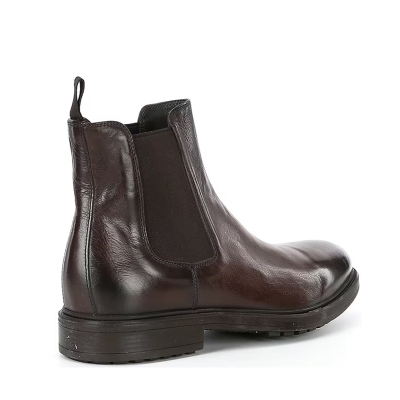 Opp France Brown High Top Business Pointed Toe Martin Boots Men’s Boots