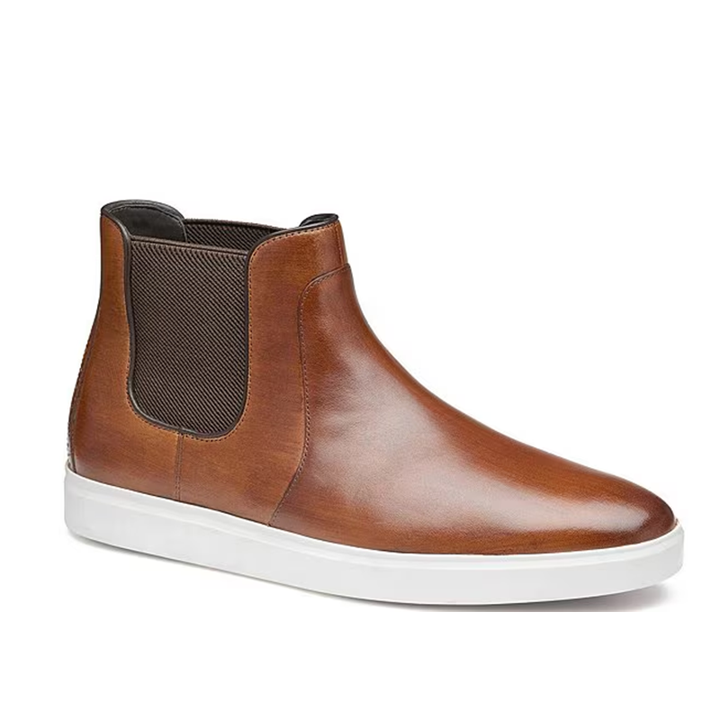 opp france Brown high top elastic band martin boots men’s boots opp france Brown high top elastic band martin boots men’s boots