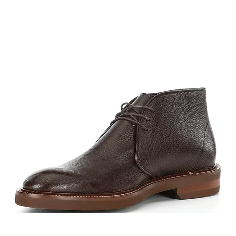 Opp France Brown Retro Lace-up Men’s High-top Martin Boots