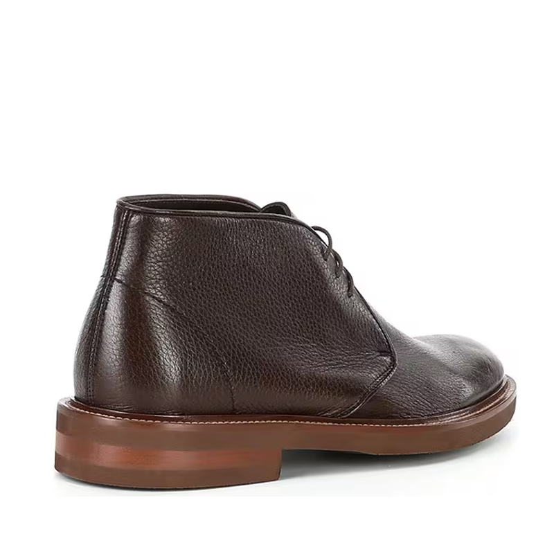 Opp France Brown Retro Lace-up Men’s High-top Martin Boots