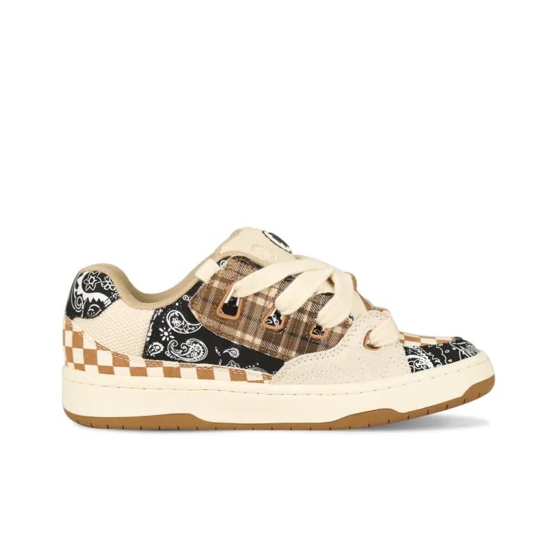 Opp France Canvas Patchwork Fashionable Unisex Casual Shoes