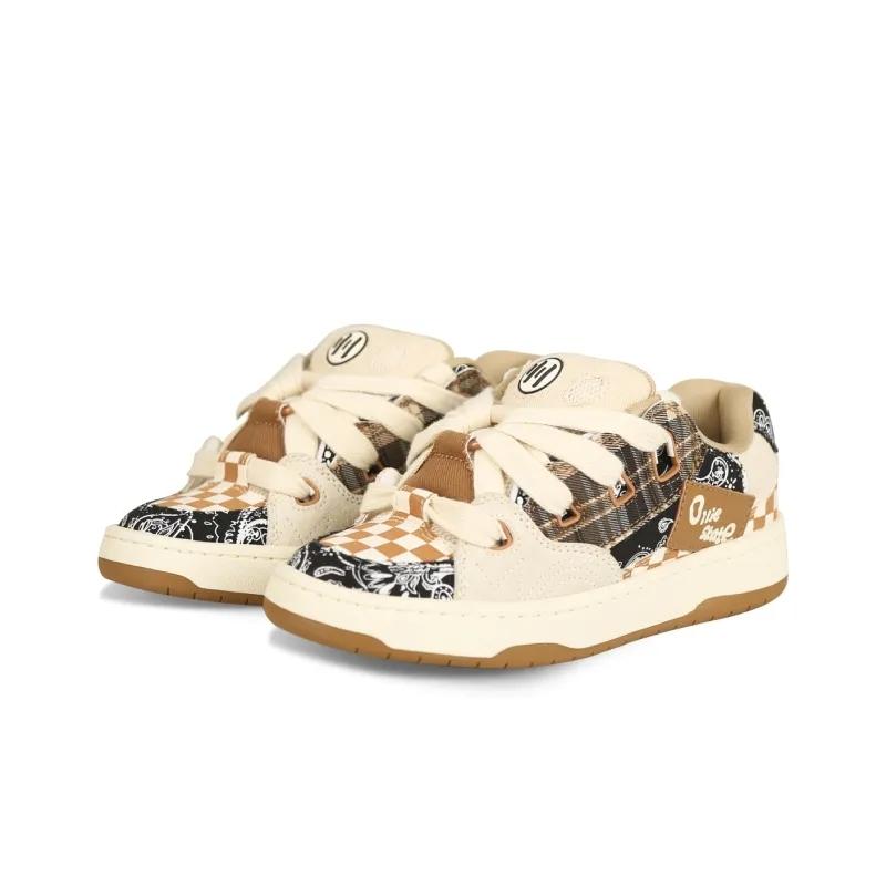 Opp France Canvas Patchwork Fashionable Unisex Casual Shoes