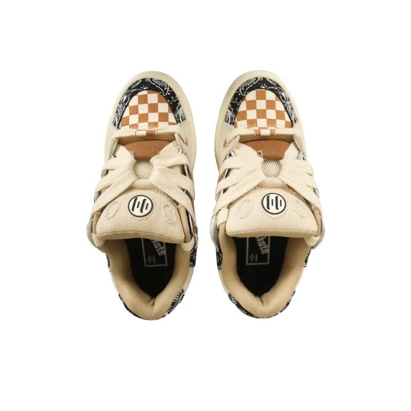 Opp France Canvas Patchwork Fashionable Unisex Casual Shoes