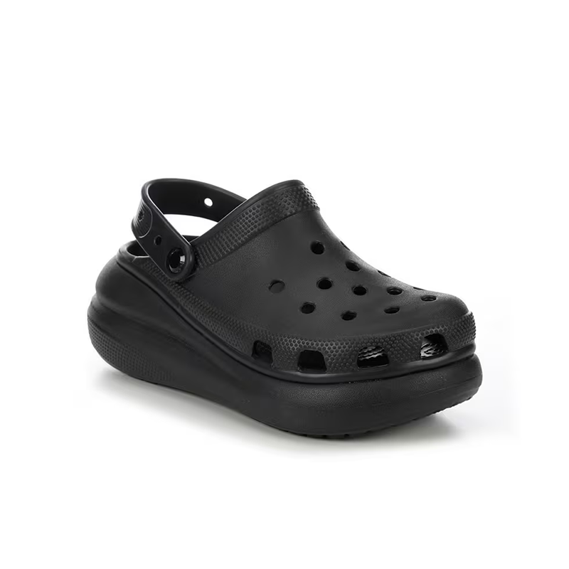 Opp France Classic Crush Clog Mens Thick-soled Sandals Beach Shoes Black