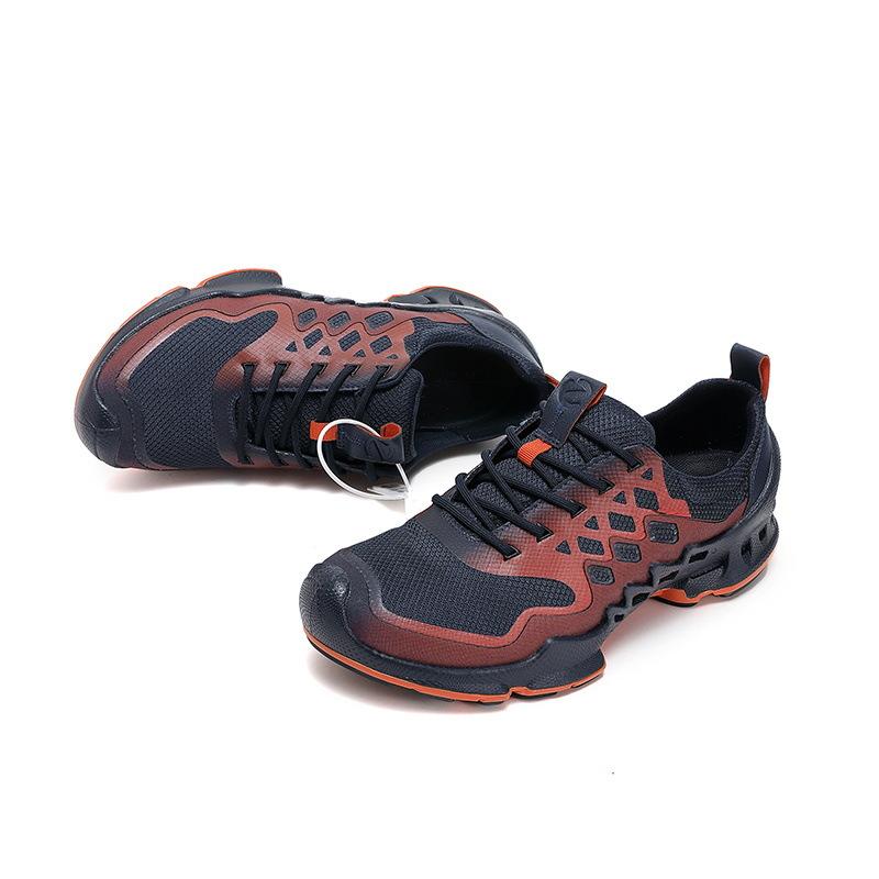 Opp France Creative Stitching Hollow Sneakers Orange