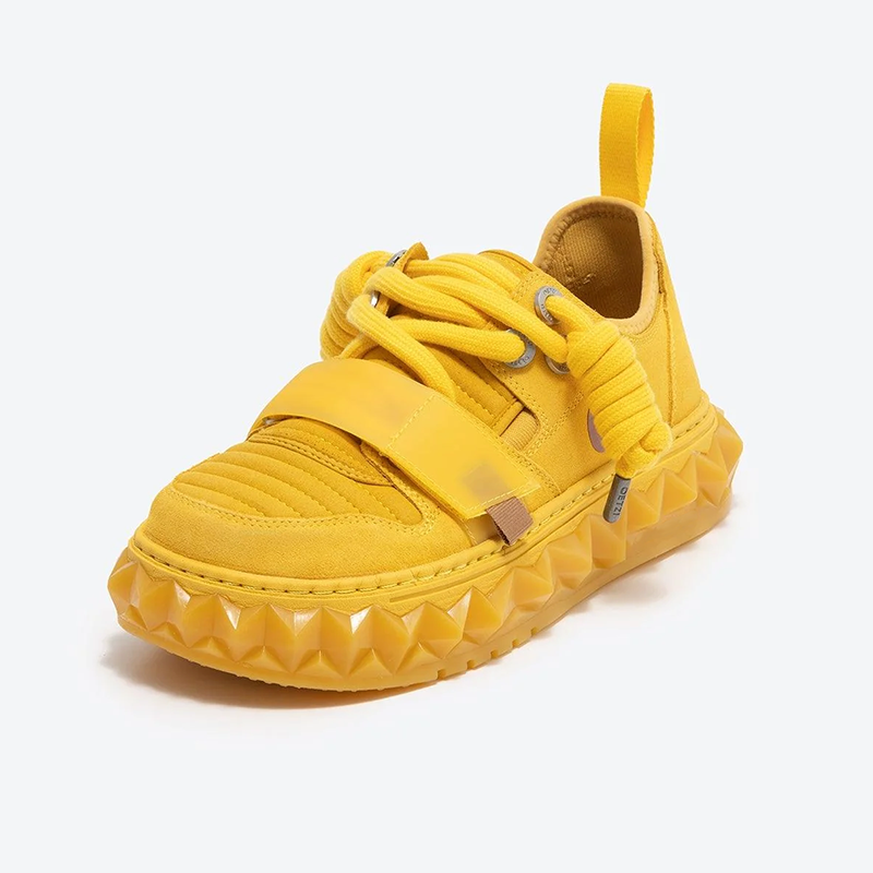 Opp France Fashion And Versatile Women’s Low-top Casual Shoes Yellow