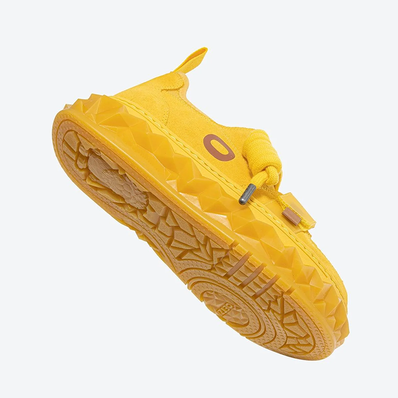 Opp France Fashion And Versatile Women’s Low-top Casual Shoes Yellow