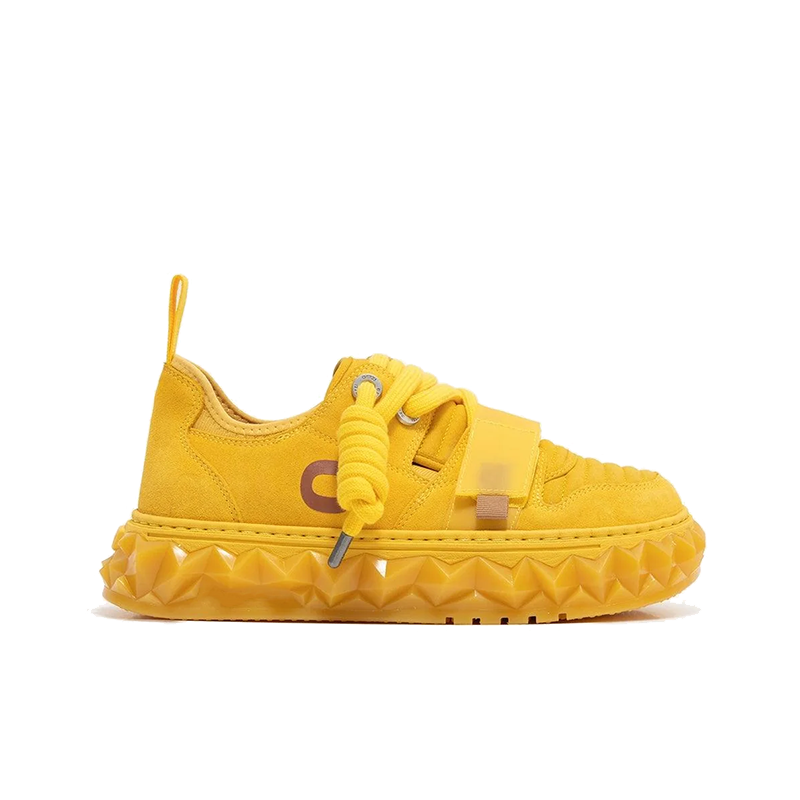 opp france Fashion and versatile women’s low-top casual shoes Yellow