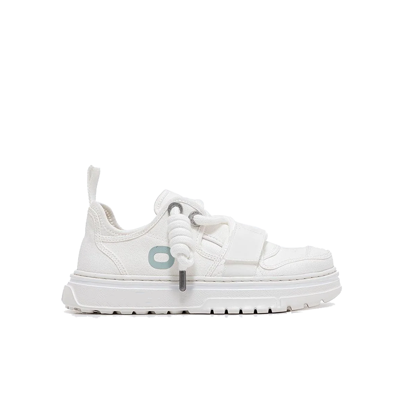 opp france Fashion men’s casual shoes low-top canvas shoes White