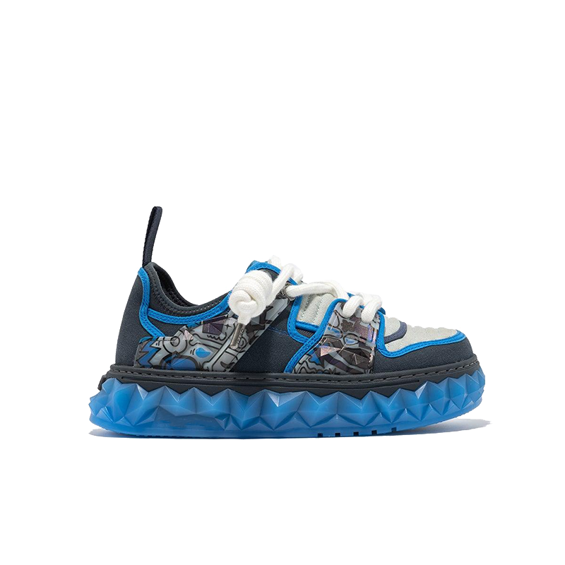 opp france Fashionable canvas shoes men’s casual shoes Dark Blue