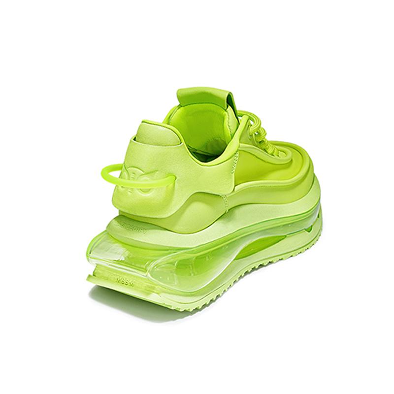 Opp France Fluorescent Green Versatile Height Increasing Summer Unisex Dad Shoes Shock-absorbing Sports And Casual Shoes