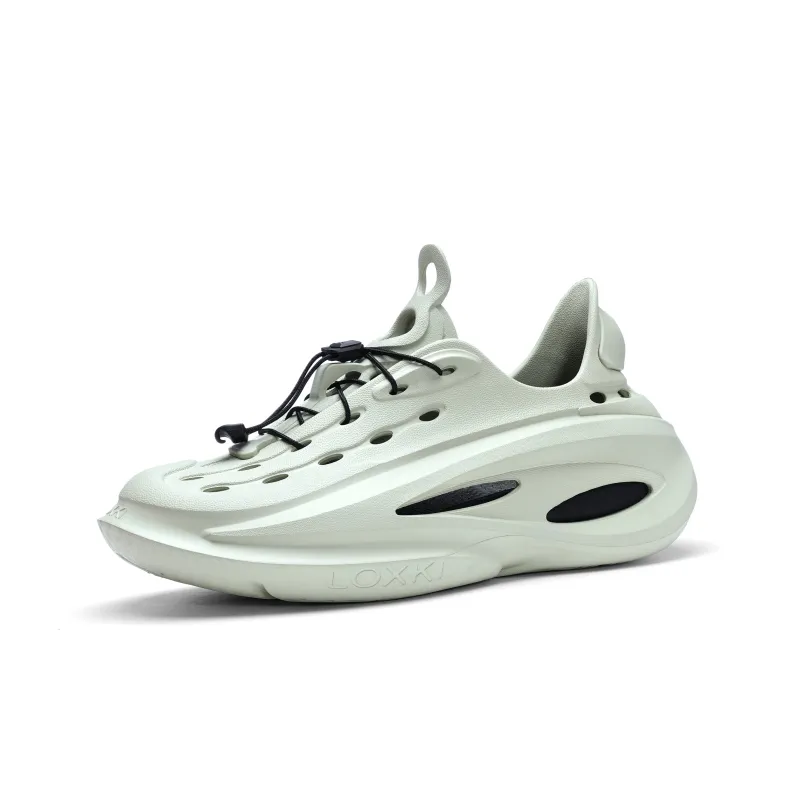 Opp France Gray Hole Shoes Unisex Thick-soled Sandals Breathable Beach Shoes