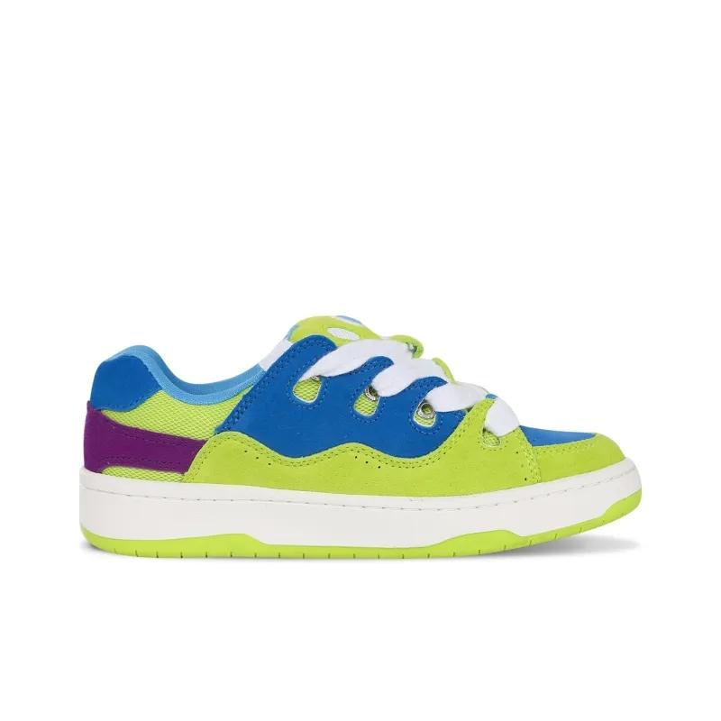 Opp France Green And Blue Youthful And Energetic Unisex Casual Shoes