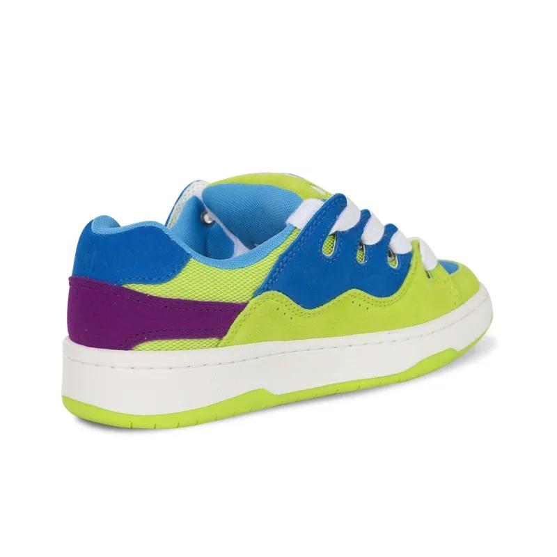 Opp France Green And Blue Youthful And Energetic Unisex Casual Shoes