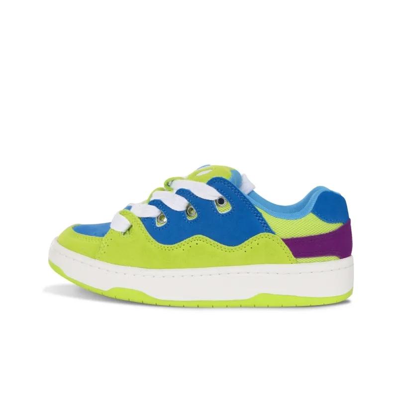 opp france Green and blue youthful and energetic unisex casual shoes