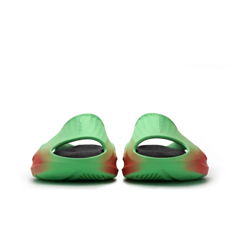 Opp France Green And Red Gradient Summer Color Unisex Fashion Slippers