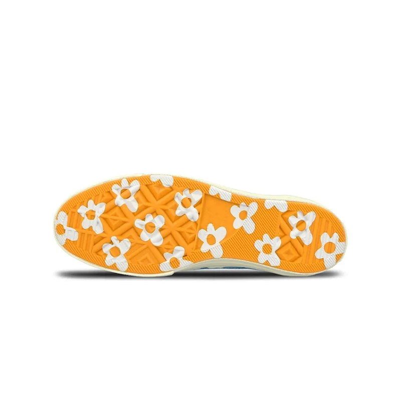Opp France Green Low-top Floral Suede Unisex Casual Shoes