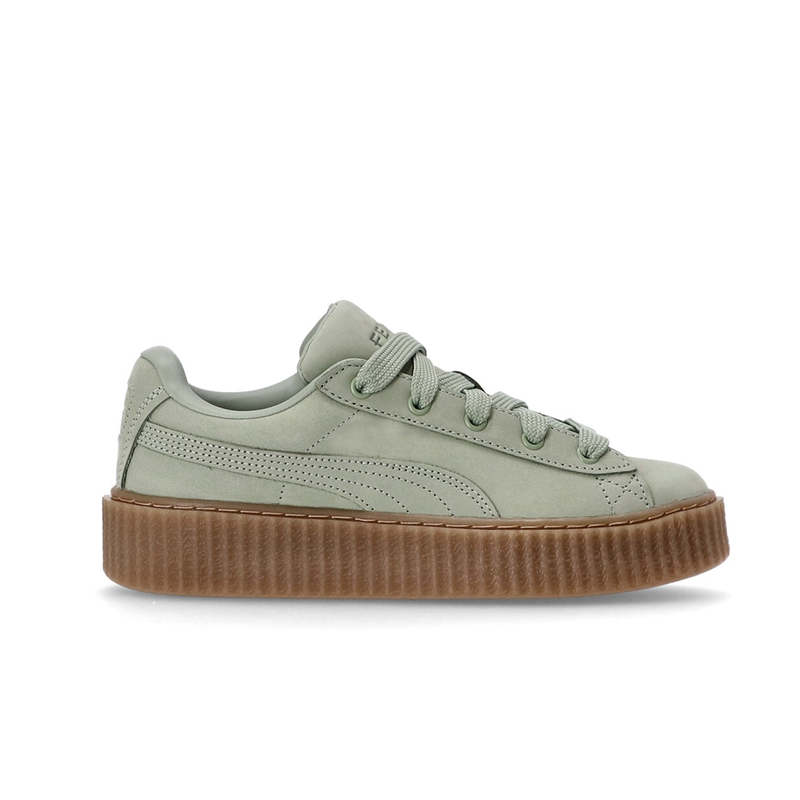 Opp France Green Platform Lace-up Unisex Casual Shoes