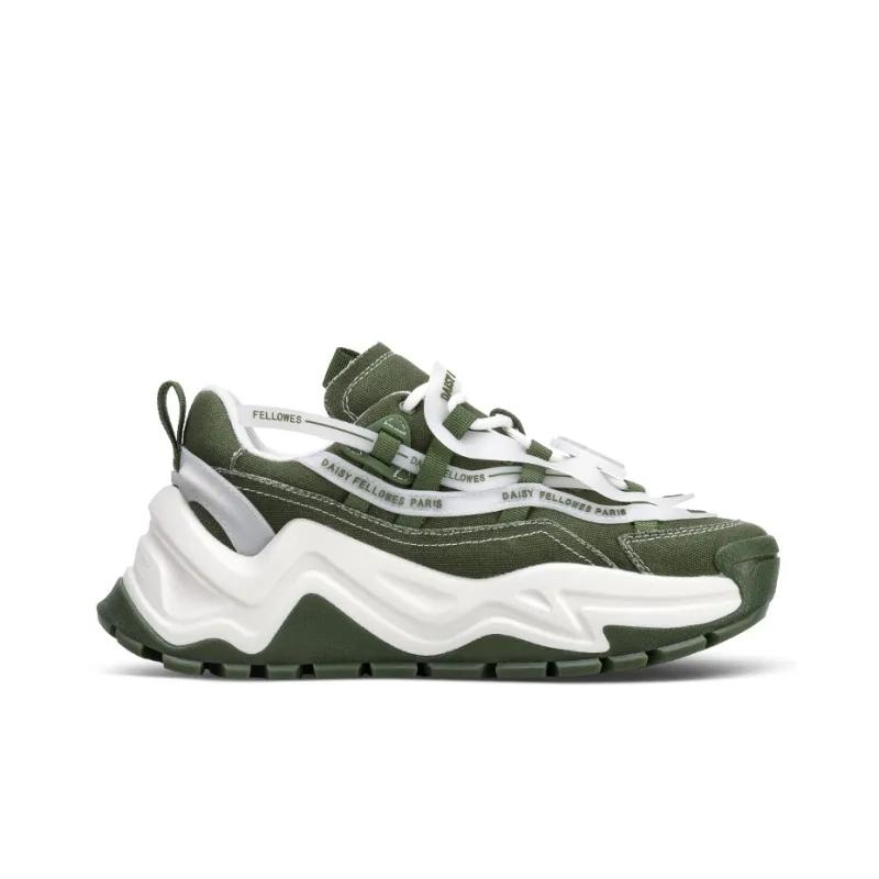 Opp France Green Retro Trend Fashionable Unisex Casual Shoes