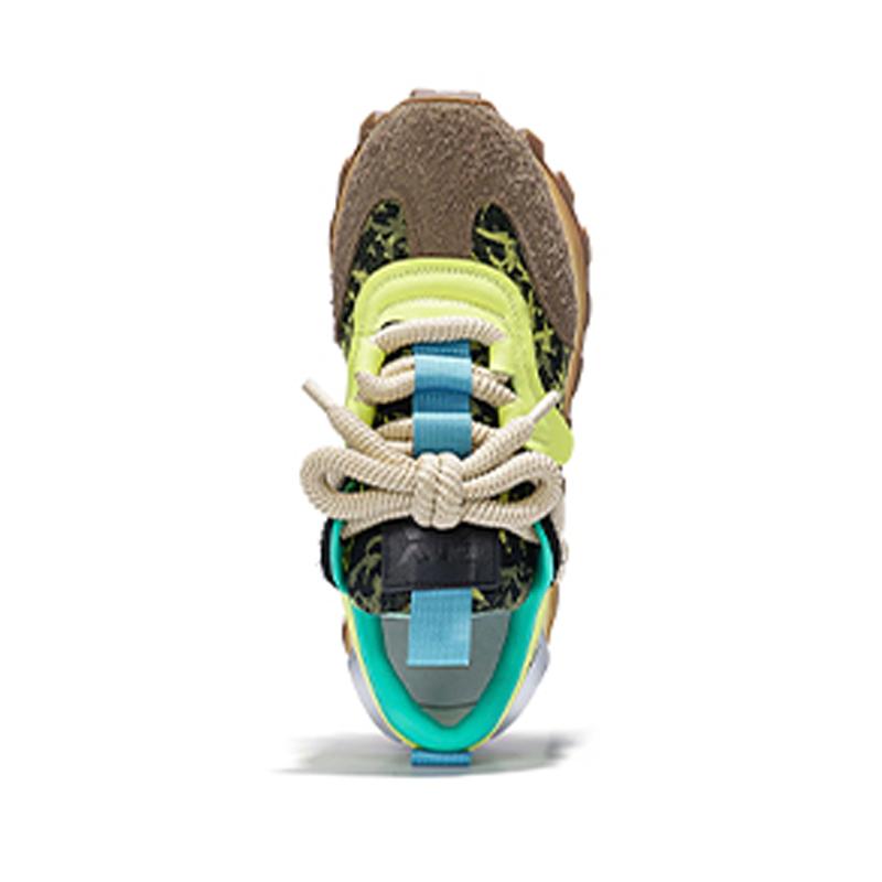 Opp France Green Temperament Gradient Trendy Shoes Thick Soled Versatile Casual Shoes For Both Men And Women