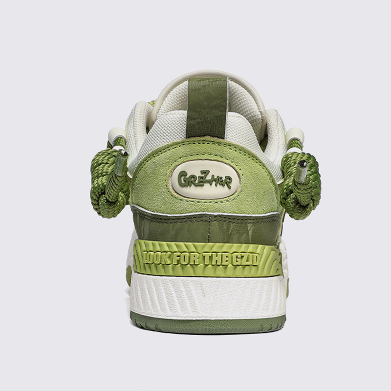 Opp France Green Unisex Couple Casual Fashion Shoes Personalized Star Sneakers