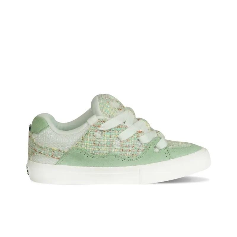 Opp France Green White Small Fragrant Fashionable Unisex Casual Shoes
