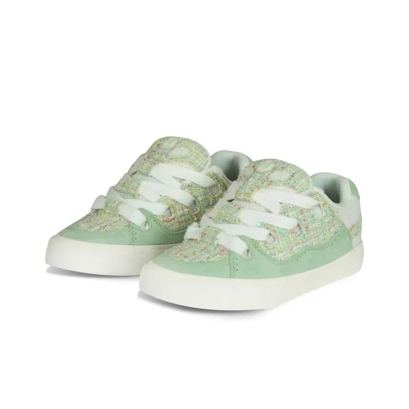 Opp France Green White Small Fragrant Fashionable Unisex Casual Shoes