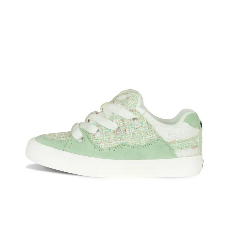 opp france green white small fragrant fashionable unisex casual shoes