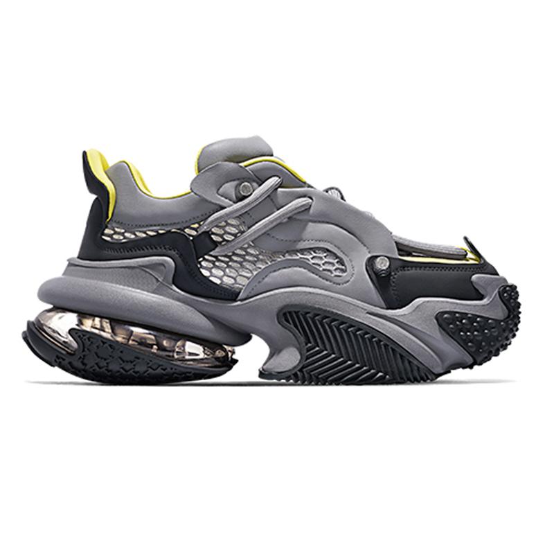 Opp France Grey Dad Shoes Summer Couple Height Increasing Shoes For Men And Women Breathable Mesh Sports Shoes